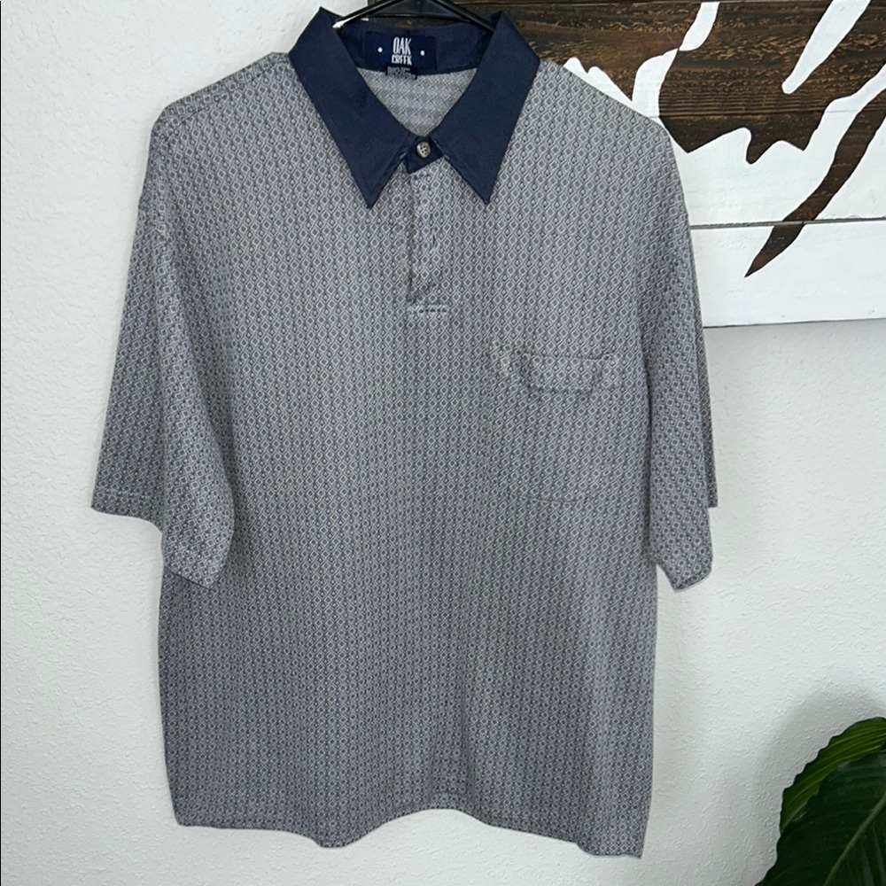 Pattern Casual Polo Shirt